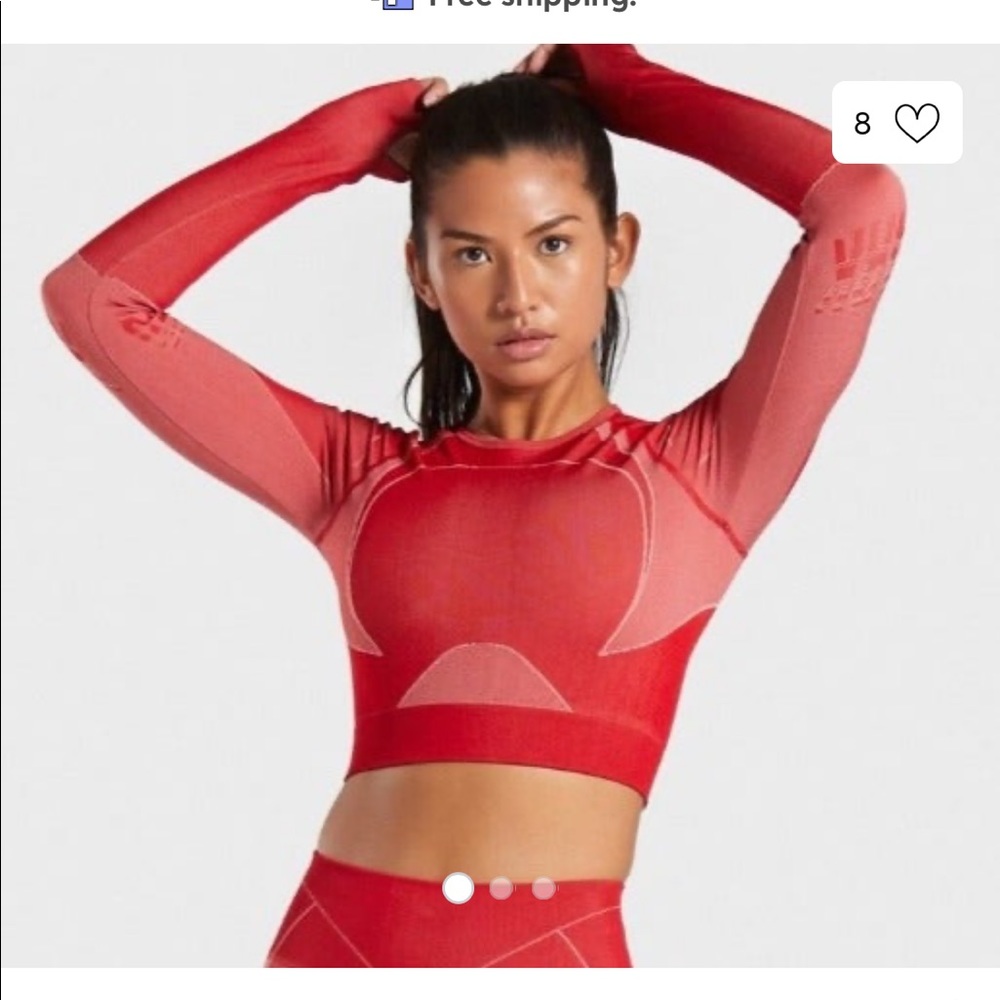 GymShark turbo Seamless Longsleeve Top